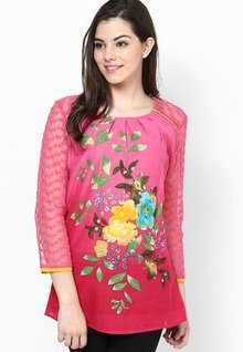 Gipsy Printed Fuchsia Tunic women