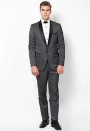 Givo Grey Suit Men