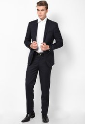 Givo Navy Blue Suit Men