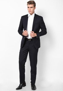 Givo Navy Blue Suit men