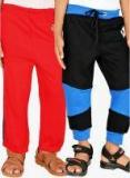 Gkidz Pack Of 2 Multi Colourblocked Joggers Track Pants Boys