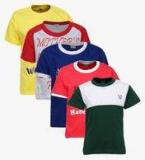 Gkiidz Pack Of 5 Multicoloured T Shirts Boys