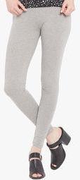 Globus Grey Solid Legging Women