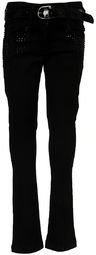 Glow & Glitters Black Jeans Girls