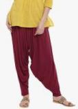 Go Colors Maroon Solid Salwar Women