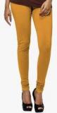 Go Colors Mustard Yellow Solid Churidar women