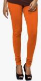 Go Colors Orange Solid Churidar women