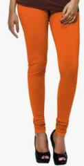 Go Colors Orange Solid Churidar women