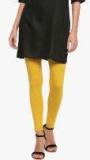 Go Colors Yellow Solid Leggings women