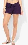 Grass By Gitika Goyal Purple Shorts women