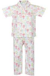 Greenapple Multi Color Night Suit Girls