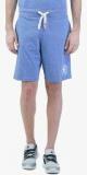 Griffel Blue Polyester Shorts & 3/4Ths Men