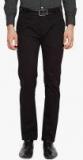 Hancock Black Solid Slim Fit Formal Trouser Men