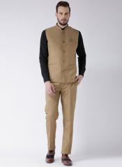 Hangup Khaki Colored Regular Fit Suit men