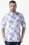 Hangup White Printed Kurta Men