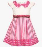 Happy Face Pink Casual Dress Girls