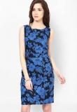 Harpa Blue Printed Dress Women