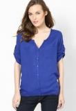 Harpa Blue Solid Top women