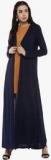 Harpa Navy Blue Solid Shrug Women