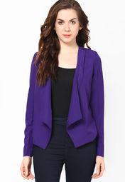 Harpa Purple Solid Shrugs women