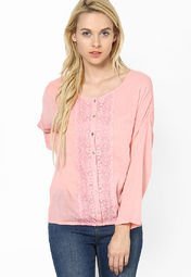 Harpa Solid Pink Top women