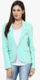 Harpa Turquoise Solid Winter Jacket Women