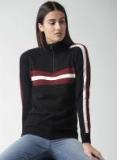 Harvard Black Striped Sweater Women