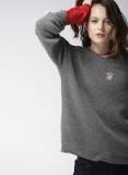 Harvard Charcoal Printed Pullover Women