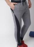 Harvard Grey Solid Slim Fit Joggers Men