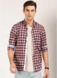 Harvard Multicoloured Checked Regular Fit Casual Shirt Men