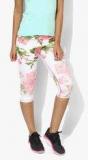 Heart 2 Heart Multicoloured Printed Capri women