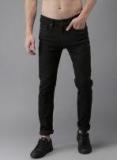 Here&now Black Mid Rise Slim Fit Jeans Men