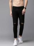 Here&now Black Slim Fit Jeans Men