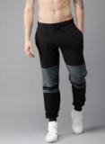 Here&now Black Slim Fit Joggers Men