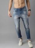 Here&now Blue Mid Rise Slim Fit Jeans Men