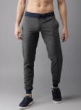 Here&now Charcoal Grey Joggers Men