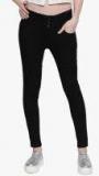 High Star Black Slim Fit High Rise Jeans Women