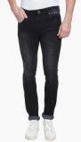 High Star Black Washed Slim Fit Jeans Men