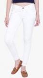 High Star White Comfort Skinny Fit High Rise Clean Look Jeans Women