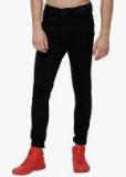 Highlander Black Mid Rise Slim Fit Jeans Men