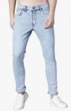 Highlander Blue Slim Fit Mid Rise Clean Look Jeans Men