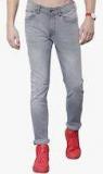 Highlander Grey Mid Rise Slim Fit Jeans Men