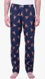 Hoo Boo Navy Blue Printed Pyjamas men