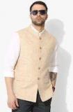 House Of Pataudi Beige Nehru Jacket Men