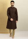 House Of Pataudi Solid Kurta With Churidar Men