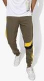 Hrx By Hrithik Roshan Beige Colourblocked Joggers Men