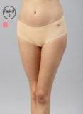 Hrx By Hrithik Roshan Beige Solid Hipster Brief Women