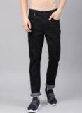 Hrx By Hrithik Roshan Black Slim Fit Mid Rise Clean Look Jeans Men