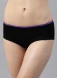 Hrx By Hrithik Roshan Black Solid Hipster Brief Women