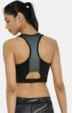 Hrx By Hrithik Roshan Black Solid Non Wired Lightly Padded Sports Bra women